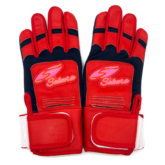 桜バッティンググローブ