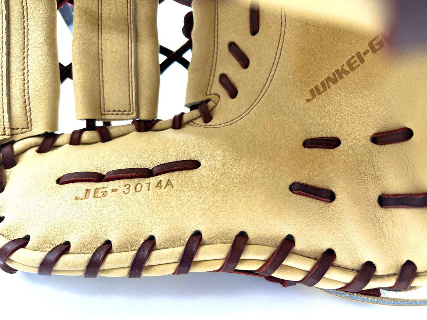 ジュンケイファーストミット JG-3014A ステッチ革紐使用 アラミド
