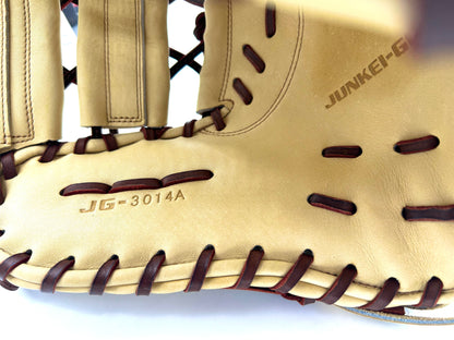 ジュンケイファーストミット JG-3014A ステッチ革紐使用 アラミド